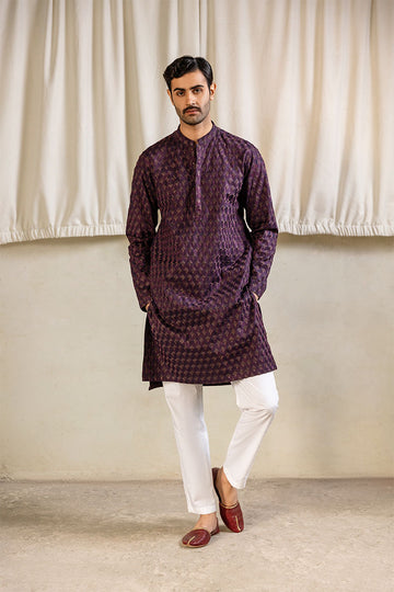 PURPLE KURTA PAJAMA